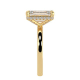 Emerald Cut Diamond Solitaire Engagement Ring 2.00+ ct E/VS