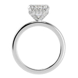 Emerald Cut Diamond Cut With Underside Diamonds