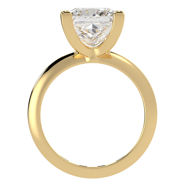 Princess Cut Diamond Solitaire Engagement Ring