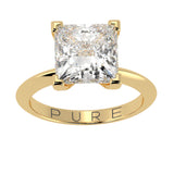 Princess Cut Diamond Solitaire Engagement Ring