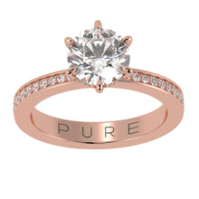 Six Prong Solitaire Ring