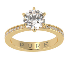 Six Prong Solitaire Ring