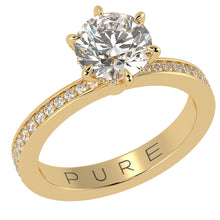 Six Prong Solitaire Ring