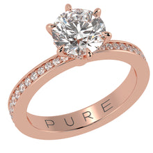 Six Prong Solitaire Ring