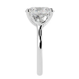 Cushion cut Three Stone Diamond Engagement Ring