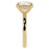 Solitaire Inspired Hidden Halo Round Brilliant Cut