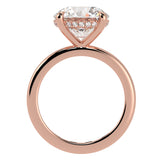 Solitaire Inspired Hidden Halo Round Brilliant Cut