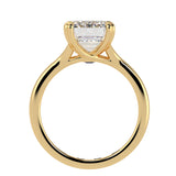 Emerald Cut Diamond Solitaire Engagement Ring