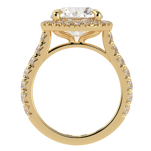 Timeless Round Brilliant Cut Diamond Halo