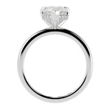 Pear Brilliant Cut Hidden Halo Ring