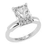 Radiant Cut Diamond Solitaire Engagement Ring