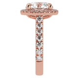 Timeless Round Brilliant Cut Diamond Halo