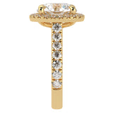 Timeless Round Brilliant Cut Diamond Halo