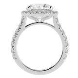 Timeless Round Brilliant Cut Diamond Halo