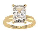 Radiant Cut Diamond Solitaire Engagement Ring