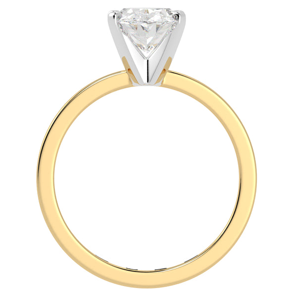 Oval cut Diamond Solitaire Ring
