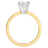 Oval cut Diamond Solitaire Ring