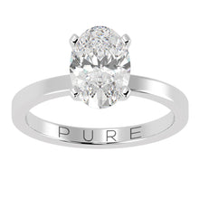Oval cut Diamond Solitaire Ring