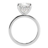 Solitaire Inspired Hidden Halo Cushion Brilliant Cut