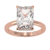 Radiant Cut Diamond Cut With Underside Diamonds