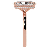 Radiant Cut Diamond Cut With Underside Diamonds