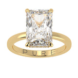 Radiant Cut Diamond Cut With Underside Diamonds