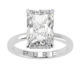 Radiant Cut Diamond Cut With Underside Diamonds