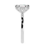 The 6-prong Hidden Halo Solitaire Ring