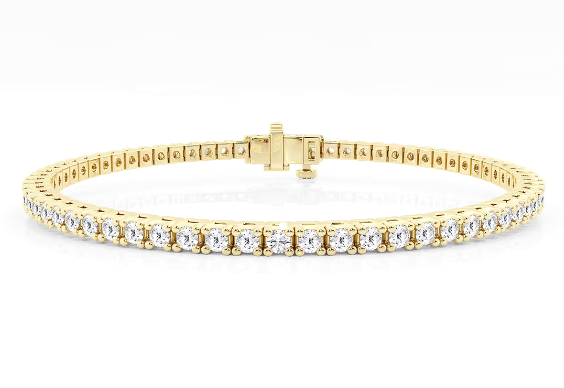 Tennis Bracelet Round Brilliant Cut Diamonds 3.00 CTW