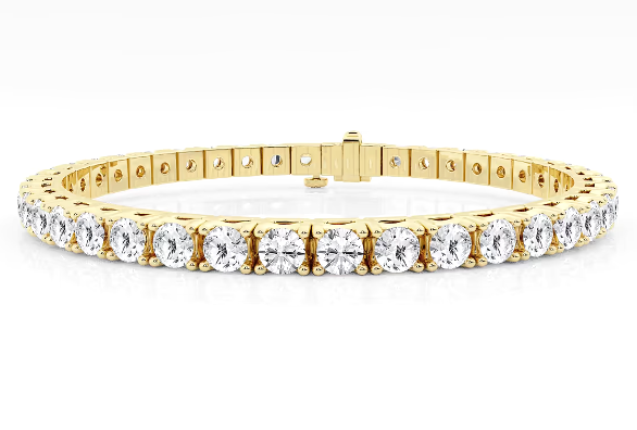Tennis Bracelet Round Brilliant Cut Diamonds 9.00 CTW
