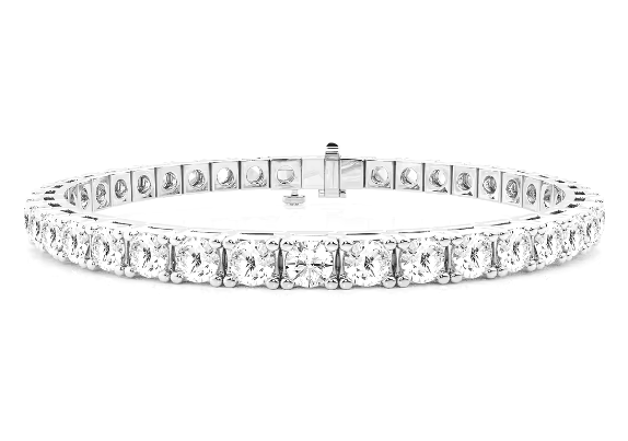 Tennis Bracelet Round Brilliant Cut Diamonds 10.50 CTW