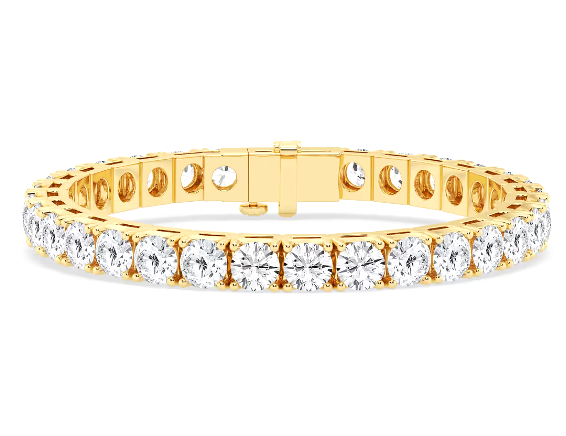 Tennis Bracelet Round Brilliant Cut Diamonds 19.00 CTW