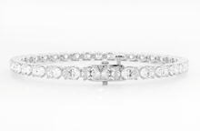 Oval Cut Lab Grown Diamond Tennis Bracelet (5.00 ct tw)