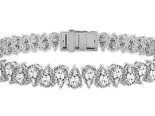 Tennis Bracelet Pear Shape Lab Grown Diamonds 10.00 cttw