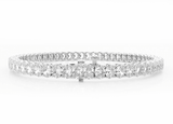 Oval Cut Lab Grown Diamond Tennis Bracelet 8.00 ctw