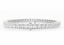 Oval Cut Lab Grown Diamond Tennis Bracelet 10.50 ctw