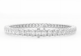 Oval Cut Lab Grown Diamond Tennis Bracelet 10.50 ctw