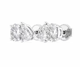 TOI ET MOI Oval & Pear Lab Grown Diamond Stud Earrings 2.00 ct tw