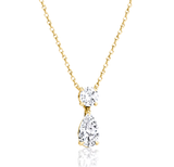 Duo Drop Lab Grown Diamond Pendant 1.50 ct tw
