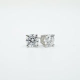 4.00 carat + VS2-VS1 , D-E COLOUR,  LAB GROWN DIAMOND EARRINGS