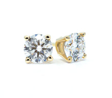 4.00 carat + VS2-SI1 E-F COLOUR VS2 CLARITY CARAT LAB GROWN DIAMOND EARRINGS