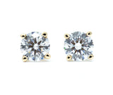 4.00 carat + VS2-VS1 , D-E COLOUR,  LAB GROWN DIAMOND EARRINGS