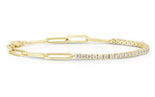 Lab Grown Diamond Paperclip Bracelet 1.20 ct