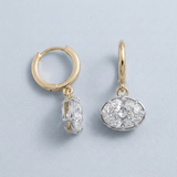 East–West Oval Lab-Grown Diamond Drop Earrings — 3.00 ct tw