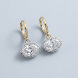East–West Oval Lab-Grown Diamond Drop Earrings — 3.00 ct tw