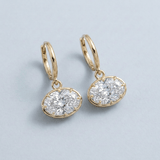 East–West Oval Lab-Grown Diamond Drop Earrings — 3.00 ct tw