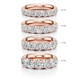 Round Cut Eternity Band Perfectly Matched