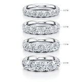 Round Cut Eternity Band Perfectly Matched