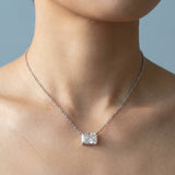 East-West Radiant Cut Pendant (Lab Grown Diamond)