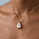 Pear Shape Cut Lab Grown Diamond Pendant